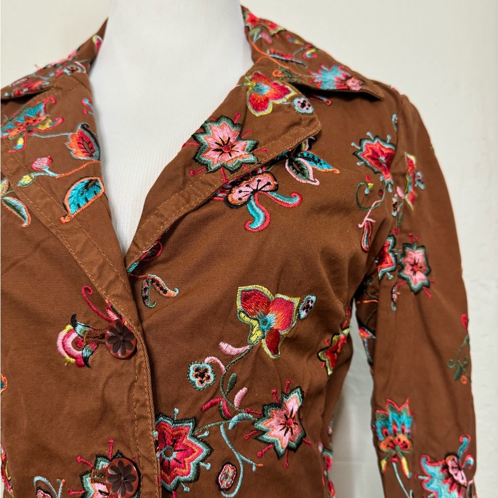 Vintage Johnny Was Embroidered Jacket
